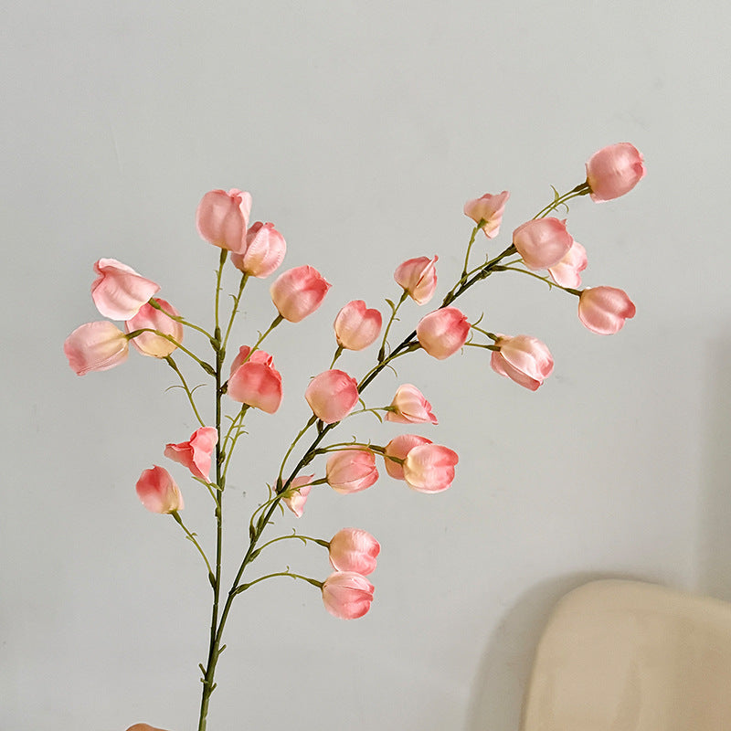 Artificial Silk Lantern Flower Stem, 98cm, Tall Vase Decor