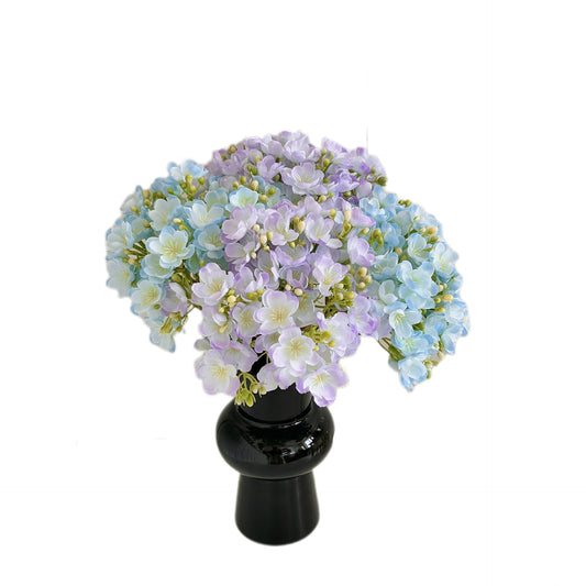 Artificial Silk Jasmine Bouquet, 4 Stems, 40cm, Home Table Decor