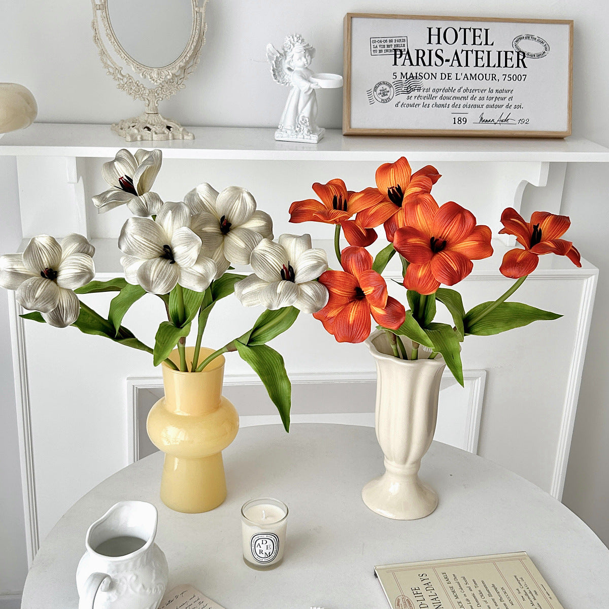 PU Real Touch Tulip Stem, 47cm, Vase Decor