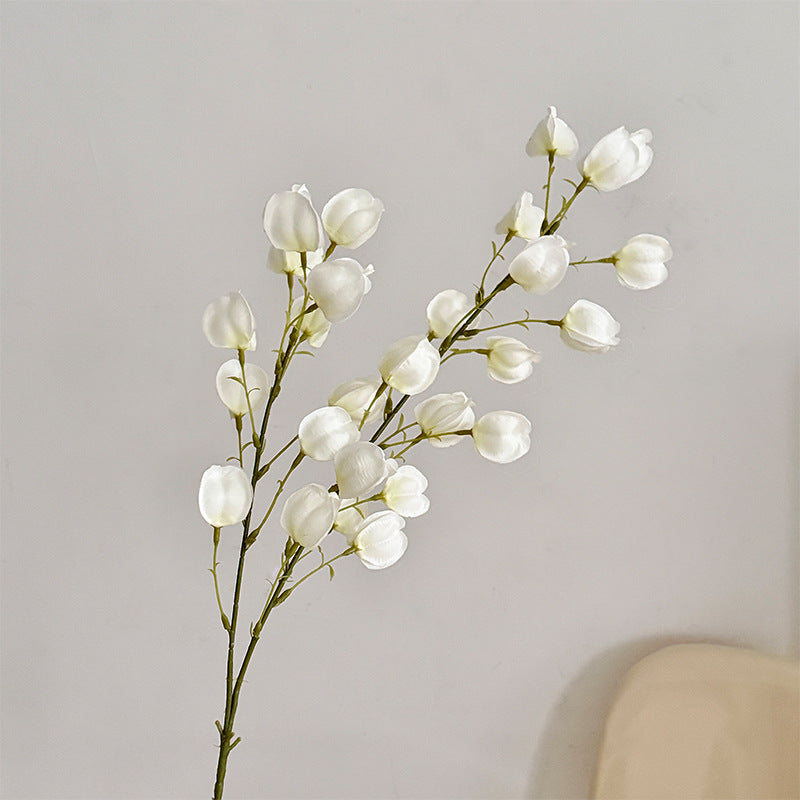 Artificial Silk Lantern Flower Stem, 98cm, Tall Vase Decor