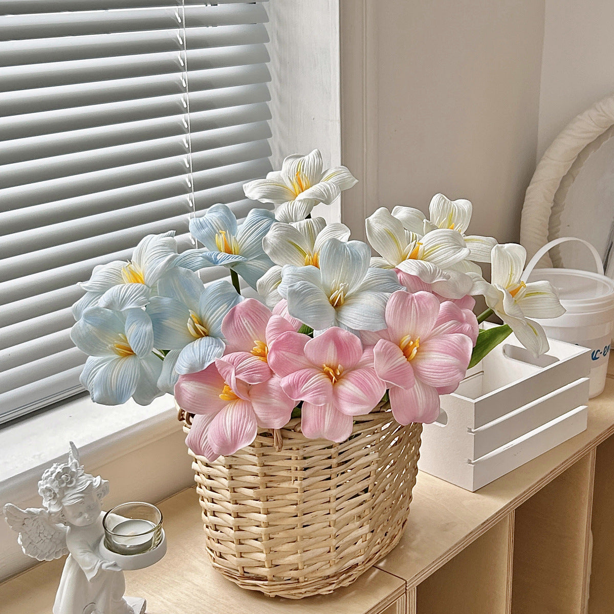 PU Real Touch Tulip Stem, 47cm, Vase Decor