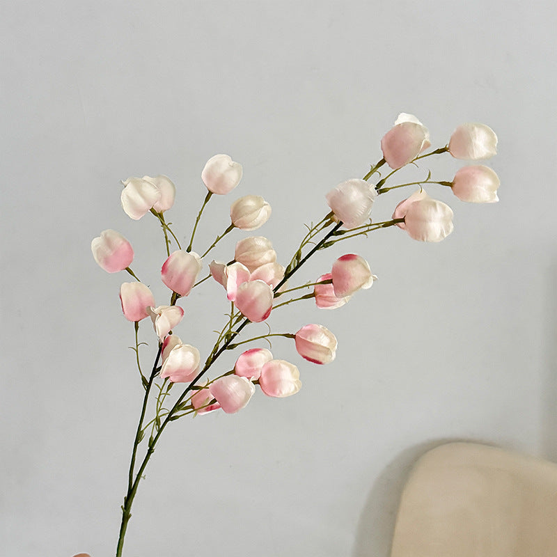 Artificial Silk Lantern Flower Stem, 98cm, Tall Vase Decor