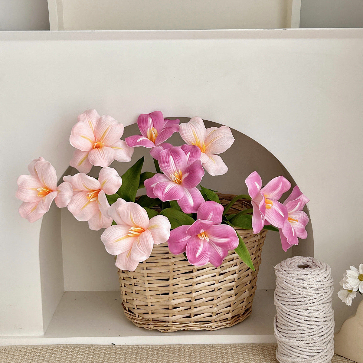 PU Real Touch Tulip Stem, 47cm, Vase Decor